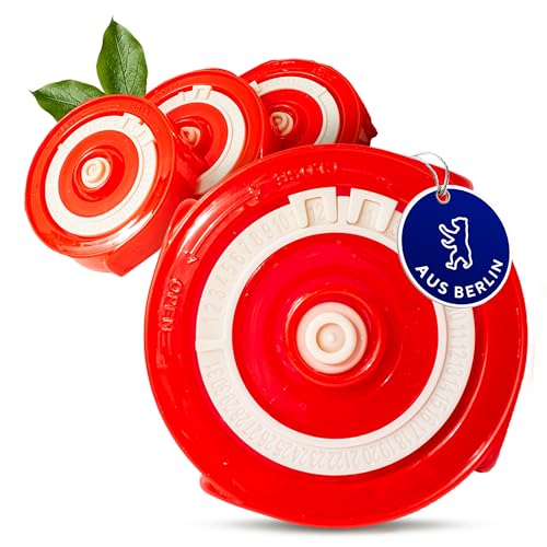Fairment 4 Premium Gäraufsätze ideal Fermentationsgläser (8,5 cm DM) | Einfache Handhabung | Sorgenfreies Fermentieren ohne manuelle Entlüftung oder Wasser nachfüllen | 4 Stück von Fairment