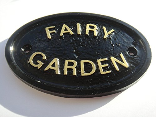 "Fairy Garden" Zaun/Wand oder Garten Wandschild Wandschild für Your Secret Friends. von Fairy Fantasy