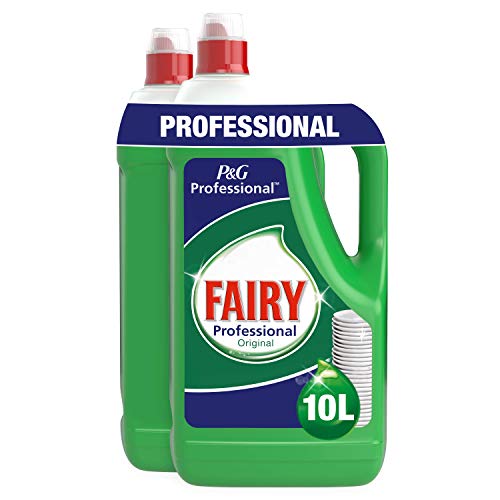 Professional Fairy Original Handgeschirrspülmittel, 2er Pack (2 x 5 l) von Fairy