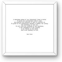 Mark Twain Zitat Print Typewriter Style Marriage von FairyBreadDesign