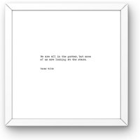 Oscar Wilde Zitat Typewriter Style Print We Are All in The Gutter von FairyBreadDesign