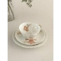 Antikes Porzellan Haviland & Co. Limoges 3 Stück Set von FairyRuneFinds