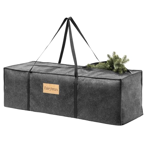 FairyTrees Tasche für künstlichen Weihnachtsbaum Aufbewahrung 120x35x45cm | Baumtasche, Aufbewahrungstasche XXL, Transporttasche | Umzugstasche, Zelttasche FairyTrees Tasche für künstlichen Weihnachtsbaum Aufbewahrung 120x35x45cm | Baumtasche, Aufbewahrungstasche XXL, Transporttasche | Umzugstasche, Zelttasche von FairyTrees