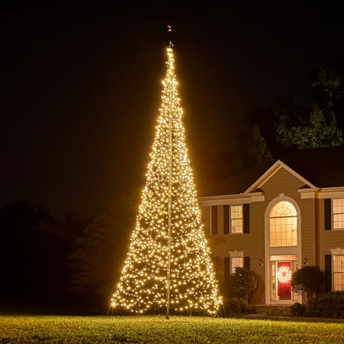 Fairybell LED-Weihnachtsbaum für draussen - Luminous Switch - 6 Meter - 2000 LEDs - Geeignet für vorhandene Fahnenmasten - Warmweiss und/oder Multicolor Fairybell LED-Weihnachtsbaum für draussen - Luminous Switch - 6 Meter - 2000 LEDs - Geeignet für vorhandene Fahnenmasten - Warmweiss und/oder Multicolor von Fairybell