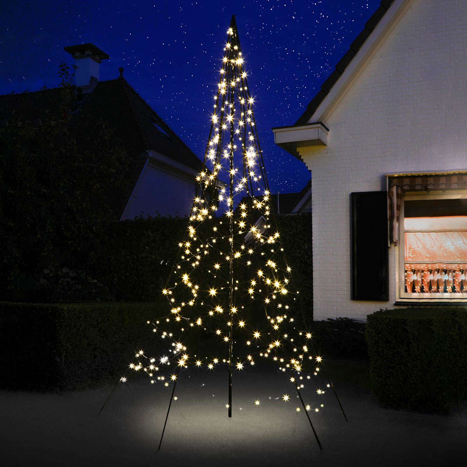 Fairybell Weihnachtsbaum mit Mast, 3 m 360 LEDs von Fairybell