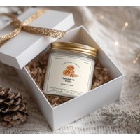 Autumn Cinnamon Rolls Duftkerze, Handgefertigte Sojakerze Im Glas, Herbstkerze Mit Zimt & Vanille, Geschenk Für Freundin, Weihnachtsgeschenk von FairylightMockups