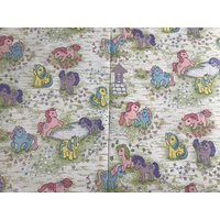 Vintage My Little Pony G1 Hasbro Wallpaper 1984 - Seltene Schüttware Feature Wall Paper Crafting Wandkunst von FairytaleFabric