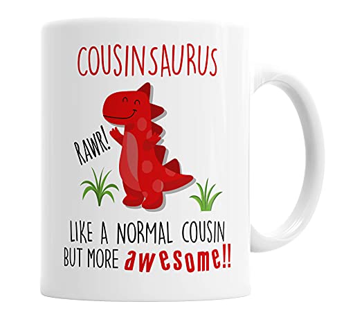 Cousinsaurus Tasse Cousin Dinosaurier Tasse für Vatertag Geburtstag Weihnachten Lustige Tasse Geschenk für Cousin von Faithful Prints