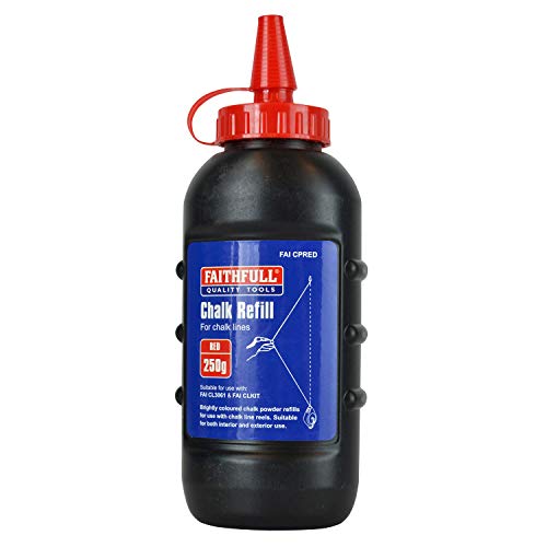 Chalk Powder Red 250g von Faithfull