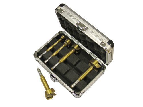 FAITHFULL Forstner Bit Set 5 Piece In Aluminium Case von Faithfull