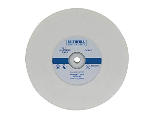 FAITHFULL General Purpose Grinding Wheel 200mm x 25mm White Medium von Faithfull