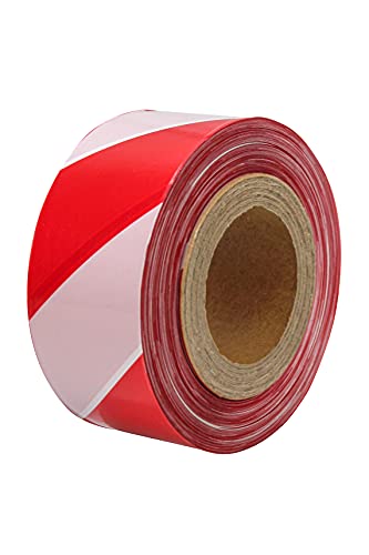 Barrier Tape 70mm x 500m Red & White von Faithfull
