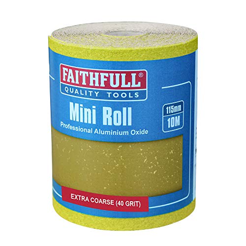 Faithfull - Aluminium Oxid Papierrolle Gelb 115mm x 10m 40g - FAIAR1040Y von Faithfull