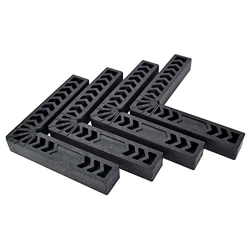 Faithfull FAICLSQ8 Positionng Eckwinkel, 90 Grad, Eckklemmen-Set, 200 mm, 4 Stück von Faithfull