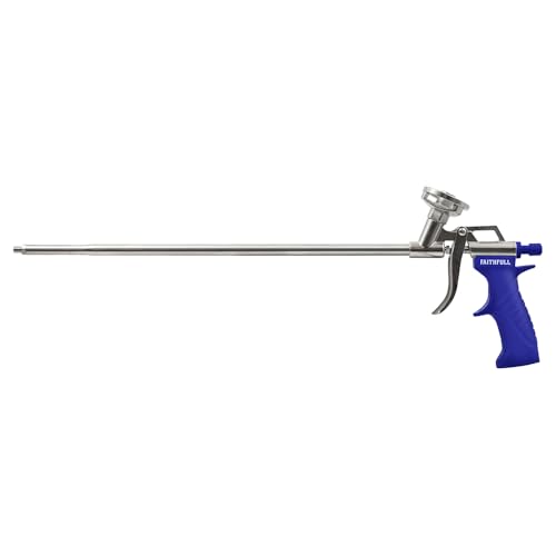 Faithfull Long Barrel Foam Spurt Gun, Stainless Steel Barrel & Needle, Sealant Dispensing Spray Applicator – 500mm von Faithfull