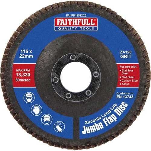 Faithfull - Fächerschleifscheibe 115mm Fein - FAIFD115F von Faithfull