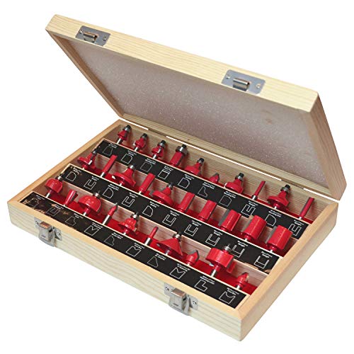 Faithfull TCT Router Bit Set, 30 Piece RBS30 Multi-colour von Faithfull