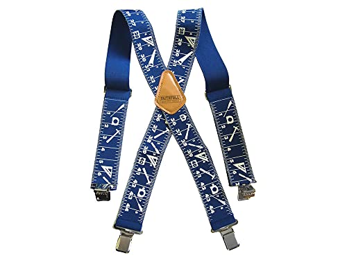 Faithfull Hochleistungs-Hosenträger, 50 mm breit, Industriequalität, verstellbare Passform – Blau von Faithfull