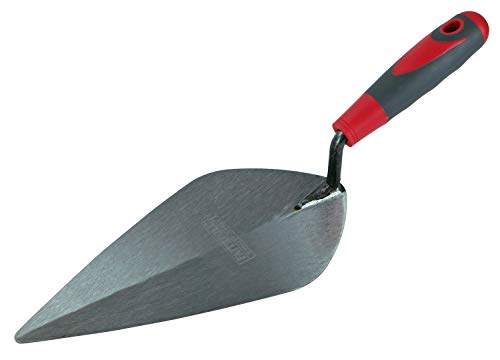 Faithfull Pattern Brick Trowel Soft Grip Handle 10in SGTB10L Black von Faithfull