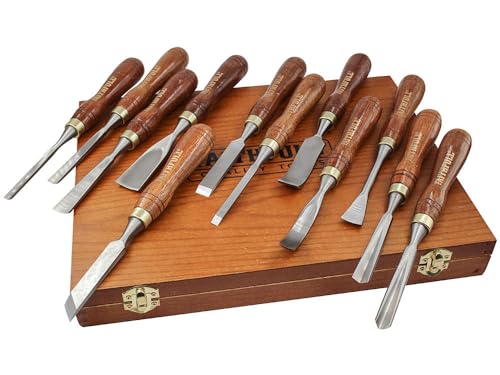 Faithfull Wood Carving Chisel Set of 12 in Presentation Case Faithfull Wood Carving Chisel Set of 12 in Presentation Case von Faithfull