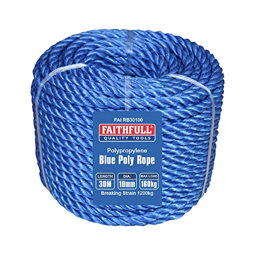 Faithfull blau Poly Seil 10 mm 30 m von Faithfull