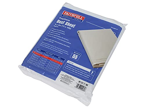 Heavy-Duty Polythene Dust Sheet 3 x 4m von Faithfull