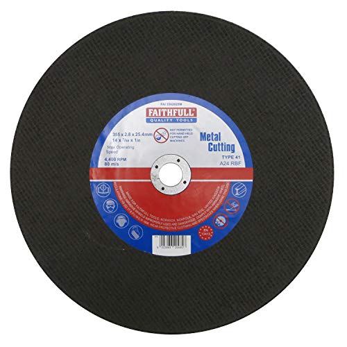 Metal Cut Off Disc 355 x 2.8 x 25.4mm von Faithfull