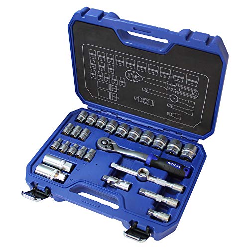 Socket Set of 26 Metric 3/8in Drive von Faithfull