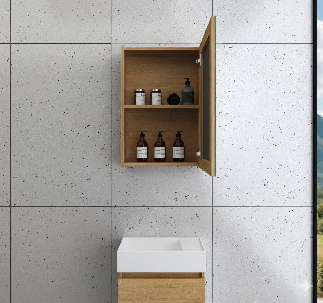 Faizee Home Badmöbel-Set Bademöbel 40 cm Badeschrank Waschtisch Unterschrank Spiegelschrank Faizee Home Badmöbel-Set Bademöbel 40 cm Badeschrank Waschtisch Unterschrank Spiegelschrank von Faizee Home