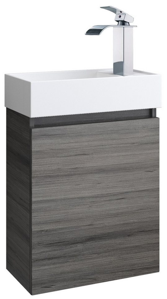 Faizee Home Badmöbel-Set Bademöbel 40 cm Badeschrank Waschtisch Unterschrank Spiegelschrank Faizee Home Badmöbel-Set Bademöbel 40 cm Badeschrank Waschtisch Unterschrank Spiegelschrank von Faizee Home