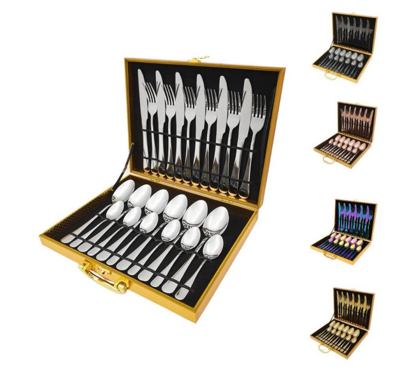 Faizee Home Besteck-Set faizee home ModernStyle Besteckset 5-farbig Faizee Home Besteck-Set faizee home ModernStyle Besteckset 5-farbig von Faizee Home