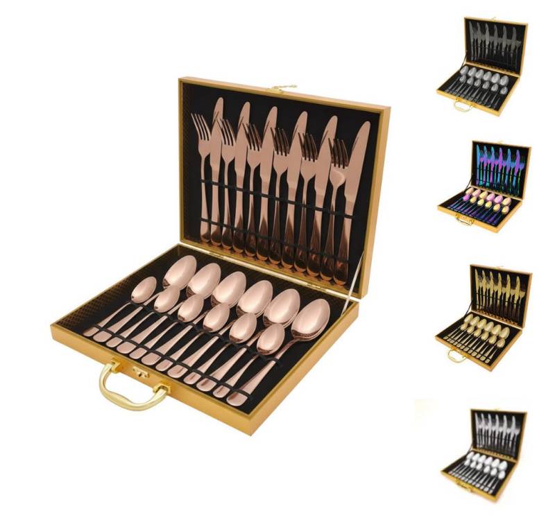 Faizee Home Besteck-Set faizee home ModernStyle Besteckset 5-farbig Faizee Home Besteck-Set faizee home ModernStyle Besteckset 5-farbig von Faizee Home