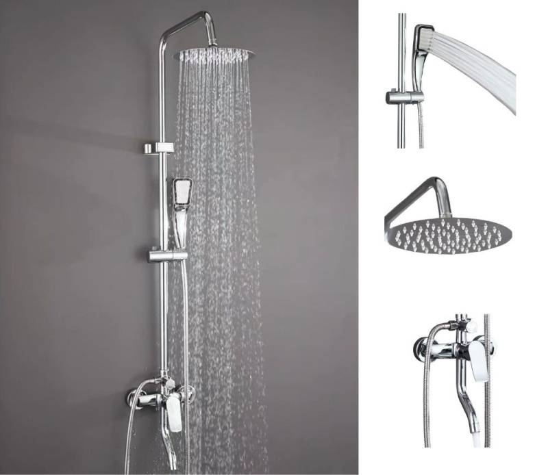Faizee Home Komplettdusche Faizee Home, Regendusche Viva – Duschsystem mit Regenbrause Faizee Home Komplettdusche Faizee Home, Regendusche Viva – Duschsystem mit Regenbrause von Faizee Home