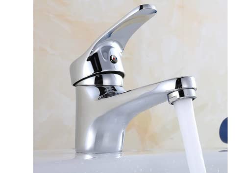 Faizee Möbel Bad WC Wasserhahn Einhandmischer Waschtischarmaturen Badezimmer Waschtischbatterie, Keramik, Chrom von Faizee Möbel