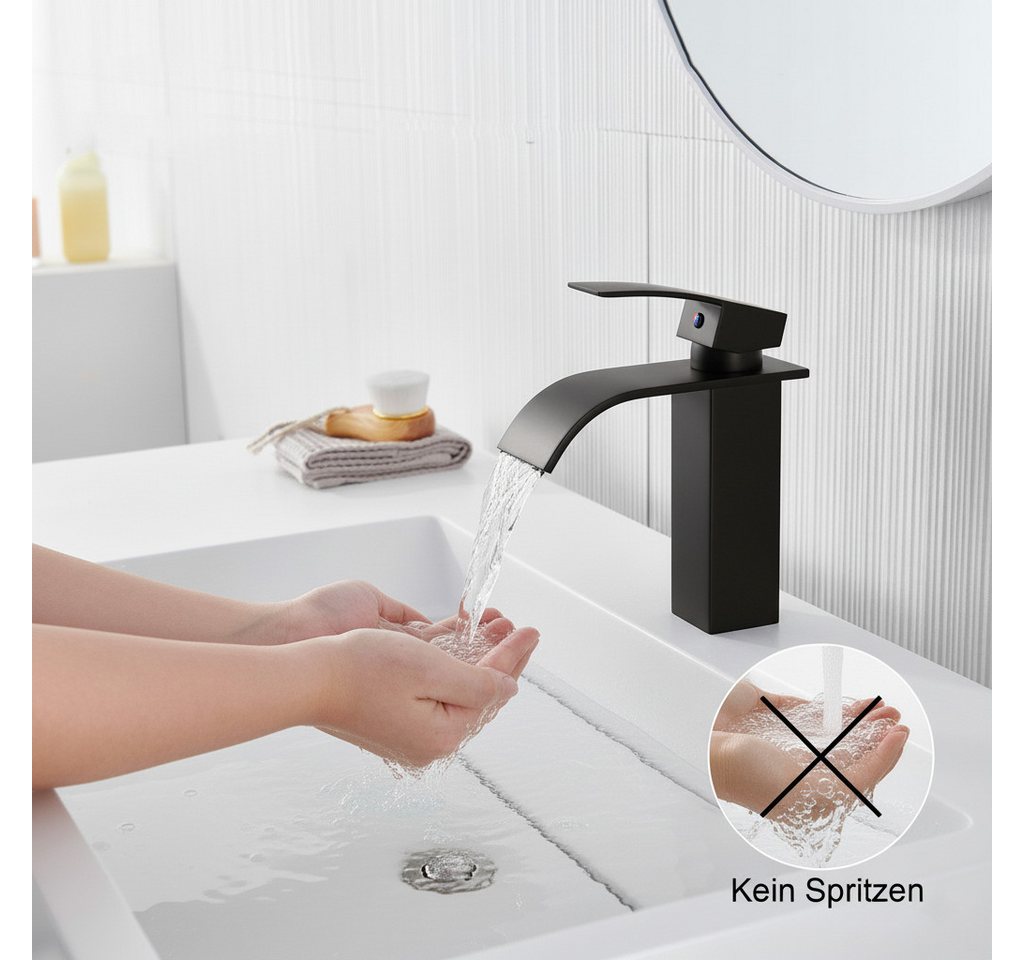 Faizee Möbel Badarmatur Bad WC Wasserhahn Einhandmischer Waschtischarmaturen Badezimmer verchromt von Faizee Möbel