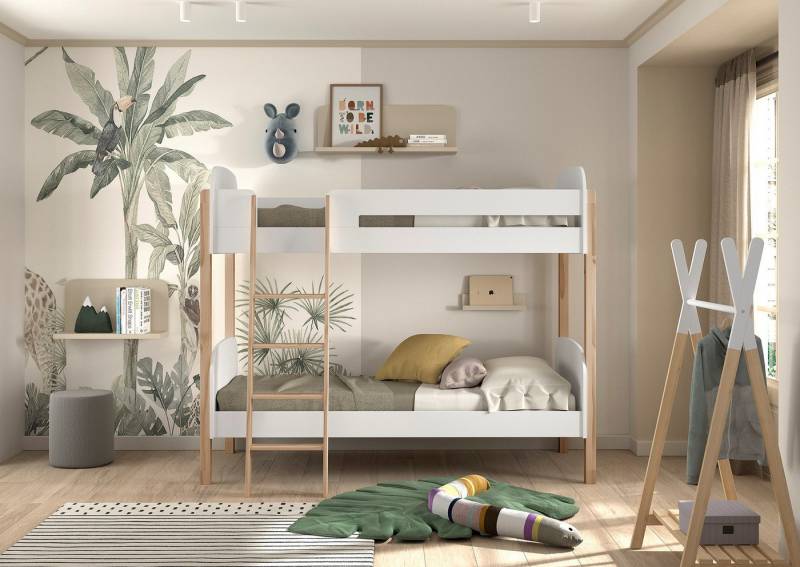 Faizee Möbel Etagenbett KIDDY Etagenbett mit 2 Liegeflächen 90 x 200 cm von Faizee Möbel