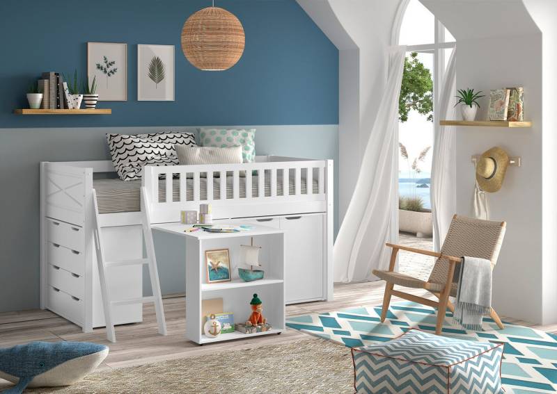 Faizee Möbel Jugendbett SCOTT Spielbett, LF 90 x 200 cm, in vier verschiedenen Ausführungen von Faizee Möbel