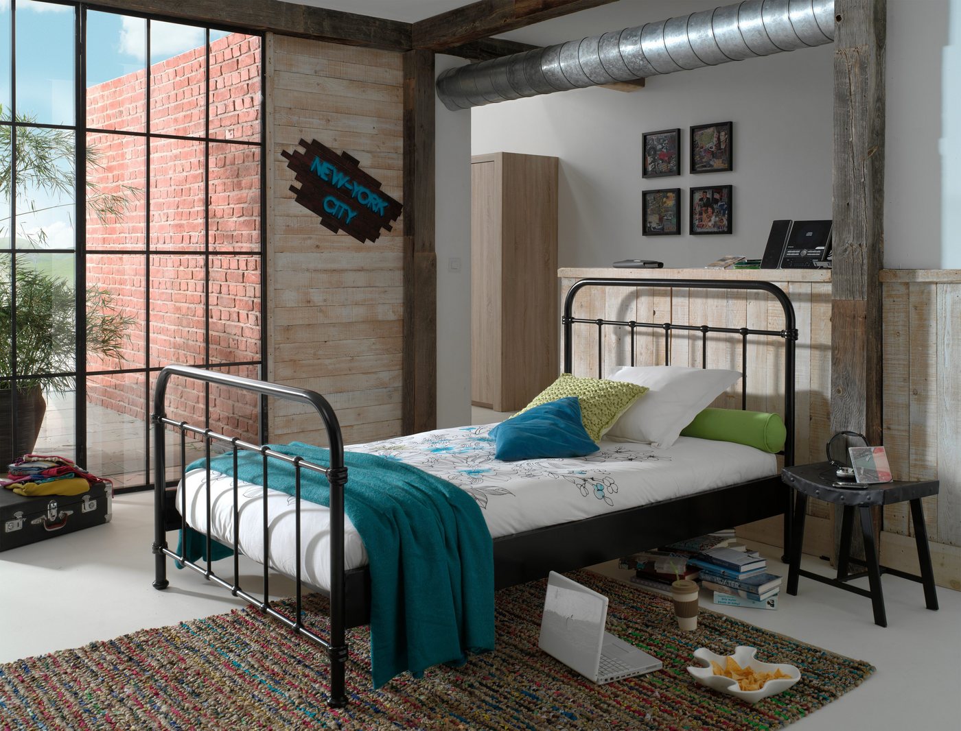 Faizee Möbel Kinderbett Metallbett New York 120x200 Faizee Möbel Kinderbett Metallbett New York 120x200 von Faizee Möbel