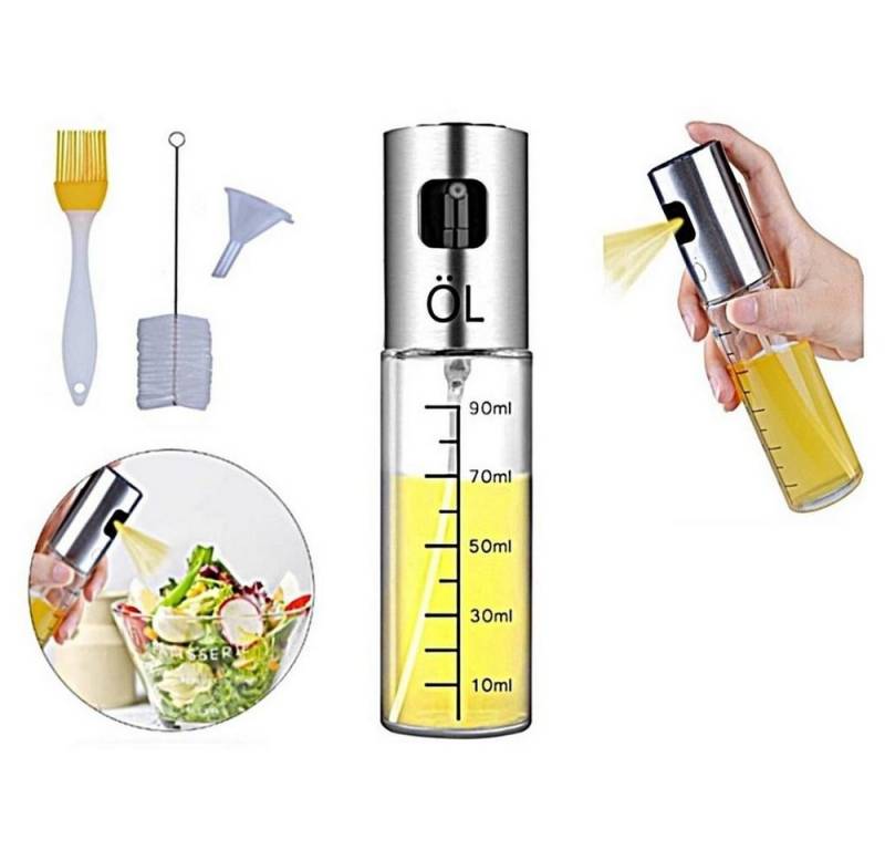 Faizee Möbel Ölspender Öl Sprüher Flasche 100ML Öl Sprühflasche Essig Spritzer Ölspender, (4-tlg) von Faizee Möbel