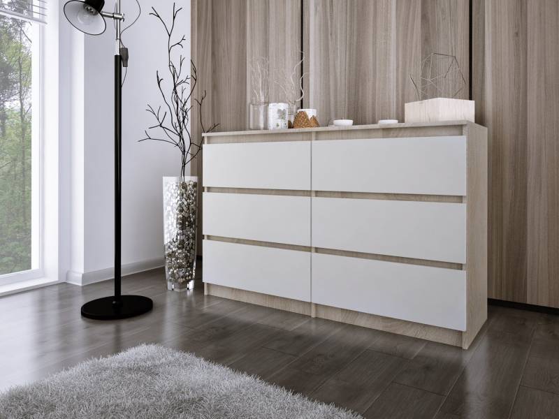 Faizee Möbel Schubkastenkommode Kommode ZOE 6 Schubladen - Modernes Design für Ihre Wohnräume von Faizee Möbel