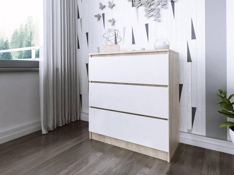 Faizee Möbel Schubkastenkommode Zoe breit mit 3 Fächer von Faizee Möbel