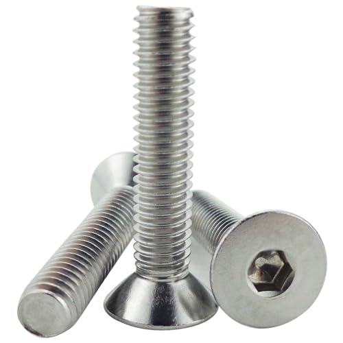Fajoeda 20 Stück Senkkopfschrauben M6 edelstahl, M6 x 30mm Senkschraube mit Innensechskant Vollgewinde A2 -V2A Senkschraube Edelstahlschrauben Flachkopfschrauben Schrauben Fajoeda 20 Stück Senkkopfschrauben M6 edelstahl, M6 x 30mm Senkschraube mit Innensechskant Vollgewinde A2 -V2A Senkschraube Edelstahlschrauben Flachkopfschrauben Schrauben von Fajoeda