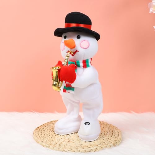 FakeFace Tanzender Singender Sprechender Weihnachtsmann Red Nose Rentier Schneemann, Tweaking Santa Claus mit Musik, interaktivem Sprechen und Swinging, Musical Plush Doll Spielzeug für Kinder FakeFace Tanzender Singender Sprechender Weihnachtsmann Red Nose Rentier Schneemann, Tweaking Santa Claus mit Musik, interaktivem Sprechen und Swinging, Musical Plush Doll Spielzeug für Kinder von FakeFace