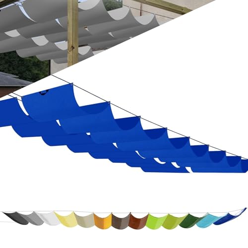 Einziehbar Welle Sonnensegel Nach Maß Pergola Markise Wasserdicht Verstellbar Schattenabdeckung 95% Uv-Schutz & ReißFest für Terrasse Deck Hof Veranda Pavillon Mit öSen Und Seil Einziehbar Welle Sonnensegel Nach Maß Pergola Markise Wasserdicht Verstellbar Schattenabdeckung 95% Uv-Schutz & ReißFest für Terrasse Deck Hof Veranda Pavillon Mit öSen Und Seil von Fakednss