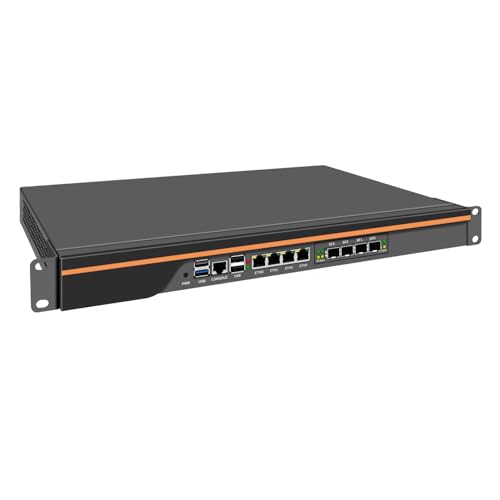 1U Rack-Mount Firewall Home Server Mini PC Alder Lake N150 4 * 10G SFP+ 4*i226-V 2.5G LANs Enterprise Network Security Host von FakestarPC