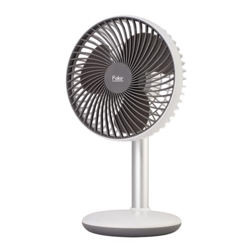 Fakir Twister prestige TVC 14 – Leiser Akku-Tischventilator mit USB-Anschluss, Kabelloser Ventilator & 4 Geschwindigkeitsstufen, 12 Stunden Akkulaufzeit, Weiß, 45 Watt Fakir Twister prestige TVC 14 – Leiser Akku-Tischventilator mit USB-Anschluss, Kabelloser Ventilator & 4 Geschwindigkeitsstufen, 12 Stunden Akkulaufzeit, Weiß, 45 Watt von Fakir