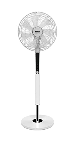 Fakir Premium VC 70 DC Ventilator, Standventilator mit 36 Watt, 45 cm Korb, LED-Display, 22 Geschwindigkeitsstufen, IR-Fernbedienung, höhenverstellbar – leiser AC Infinity Ventilator von Fakir