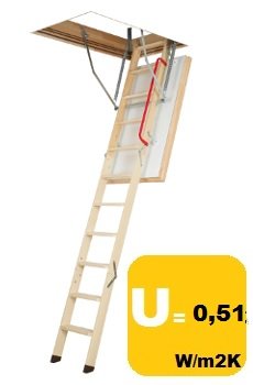 FAKRO Bodentreppe LWT 60x120/280 U=0,51W/m²K von Fakro