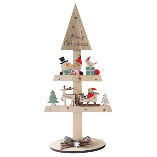 Mini Weihnachtsbaum Holz Weihnachtsbaumhalterung Künstlicher Weihnachtsbaum Weihnachtsbasteleien aus Holz für Weihnachtstischdekoration Partyzubehör von Falafoty