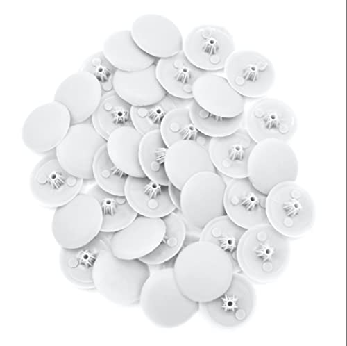 100 x Weiß Push In Kunststoff Pozi Schraube Abdeckkappe für Pozi 2 Schrauben – PZ2 von Falcon Workshop Supplies Ltd